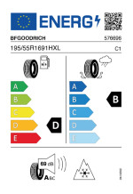 BFGOODRICH 195/55 R16 91H XL TL G-FORCE WINTER2