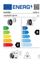 COOPER 195/65 R15 91H WM-SA2 +