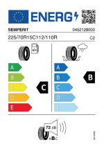 SEMPERIT 225/70R15C 112/110R VAN-LIFE 2 8PR