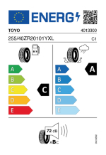 TOYO PROXES SPORT XL 255/40 R20 101Y