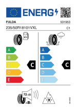 FULDA 235/50 R18 101V KRISTALL CONTROL HP 2 XL FP