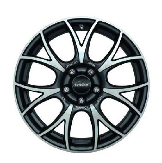 SPEEDLINE CORSE SL5 Vincitore 7.5X18 ET40 114.3X5 střed 82 JETBLACK-MATT-FRONTKOPIERT