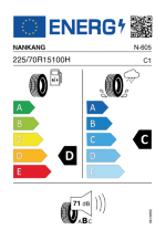 Nankang N605 WW 225/70 R15 100H