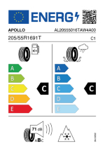 Apollo Alnac 4G Winter 205/55 R16 91T