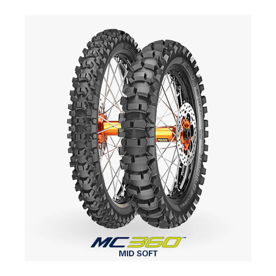METZELER MC360 MID SOFT 120/80 - 19 M/C 63M MST 63M REAR DOT 2019