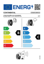 CONTINENTAL 235/55R19 105W XL FR CrossContact UHP E LR