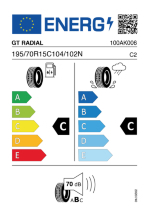 GT Radial KargoMax ST-6000 195/70 R15C 104/102N