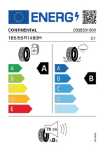 CONTINENTAL 185/55R14 80H EcoContact 6