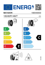 Matador 185/60R14 82T MP93 Nordicca