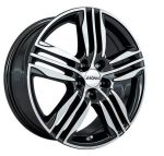 RONAL R57 7.5X17 ET50 114.3X5 střed 82 SCHWARZ-FRONTKOPIERT