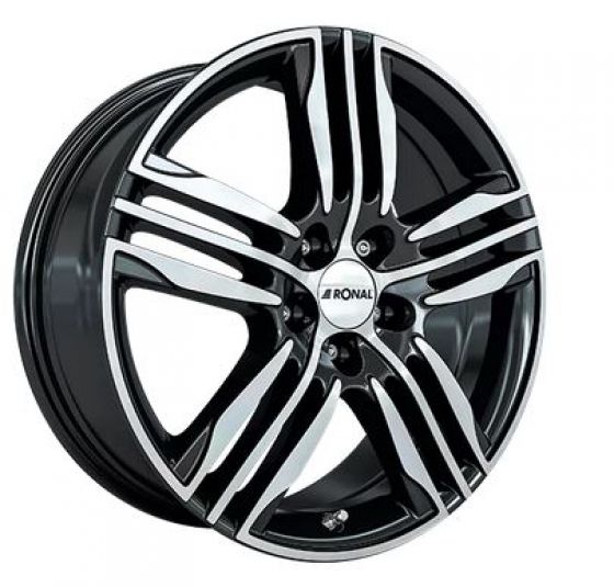 RONAL R57   7.5X17 ET40 114.3X5  (82) SCHWARZ-FRONTKOPIERT
