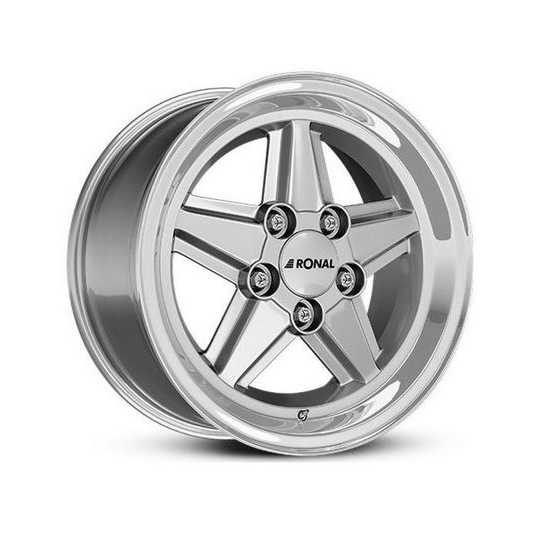 RONAL R9 7.0x15 rozteč 5x120 ET17 střed 82 SILBER-HORNKOPIERT
