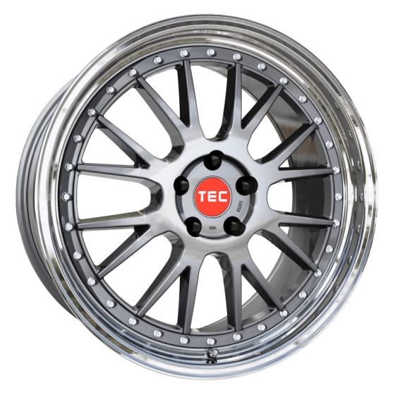 TEC-Speedwheels GT EVO 8JX18 4x100 ET35 střed 64 Titan-Glanz-Hornpoliert