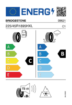 Bridgestone 225/45 R18 95H LM001 RFT *