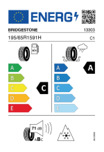 BRIDGESTONE WEATHER CONTROL A005 195/65 R15 91H