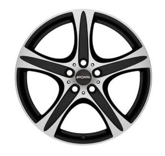 RONAL R55 SUV   9.0X19 ET55 112X5 (76) MATTSCHWARZ-FRONTKOPIERT