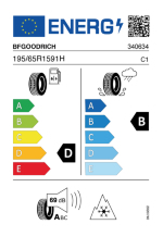 BFGOODRICH 195/65 R15 91H TL G-FORCE WINTER2