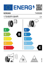 Nokian Hakkapeliitta R3 175/65 R15 84R