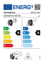 CONTINENTAL 225/50R19 100V XL FR WinterContact TS 860 S AO