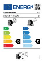 BRIDGESTONE TURANZA ER30 245/50 R18 100W *