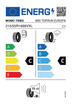 MOMO M-30 TOPRUN EUROPA 215/55 R18 99V XL NEW
