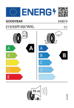 GOODYEAR 215/55R16 97W EFFICIENTGRIP PERFORMANCE XL