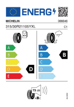 MICHELIN 315/30 ZR21 (105Y) XL TL PILOTSPORT 4S ACOUSTIC MO1